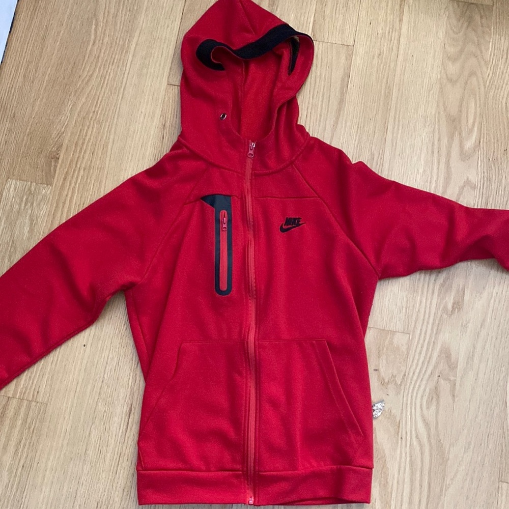 Red Nike Zip Up